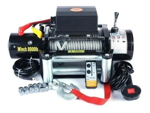 Winche Eléctrico 12v 8000lb + Control +envio Gratis Santiago