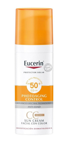 Eucerin Photoaging Control Cc Creme Tono Medio Fps50+  50 ml