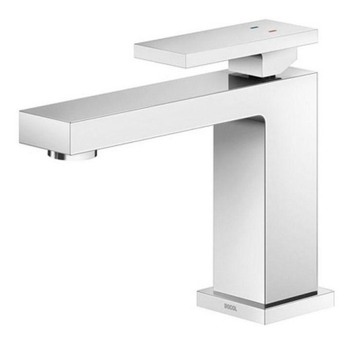 Misturador Monocomando Para Lavatório De Mesa New Edge Bica Acabamento Polido Cor Cromado