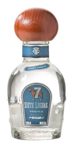 Imagen 1 de 2 de Tequila 7 Leguas Blanco Mini