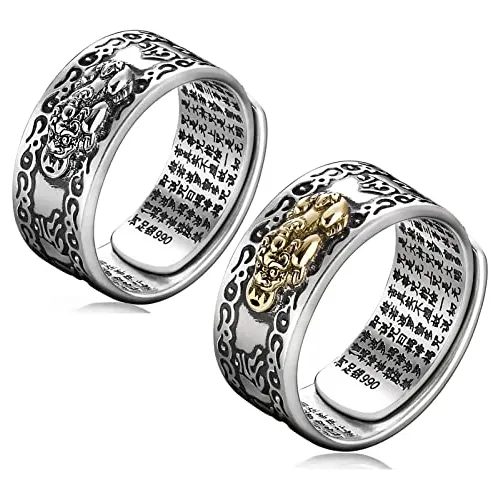 comprar Kucheed Feng Shui Pixiu Mantra Anillo, Anillos De Dedo Budis