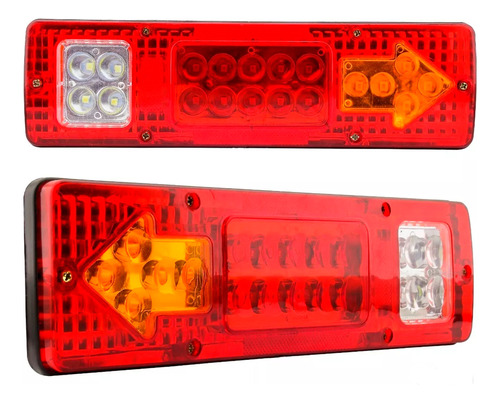 Par Lanternas Led Caminhão Axor 2544 2546 3344 Actros 2651