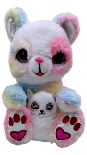 Juguete Osito De Peluche Con Bebe Musical Peek-a