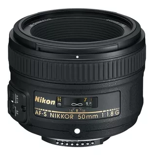 Lente Nikon Af-s 50mm 1.8g + Parasol + Bolso Reflex Cuotas