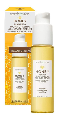 Imagen 1 de 6 de Earth To Skin Serum Honey Manuka Con Ácido Hialurónico 60 Ml