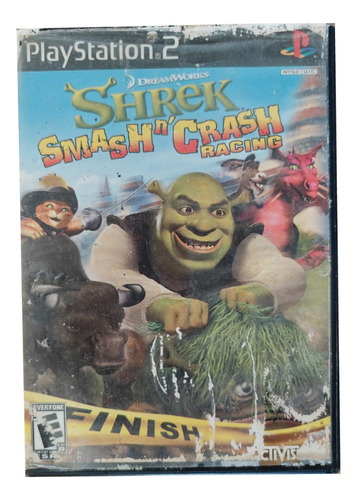 Shrek Smash'n Crash Racing Ps2 (Reacondicionado)