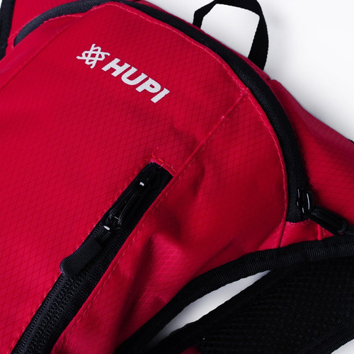 Mochila De Hidratação Hupi Huwe Lite Vermelho Neon Com Refil