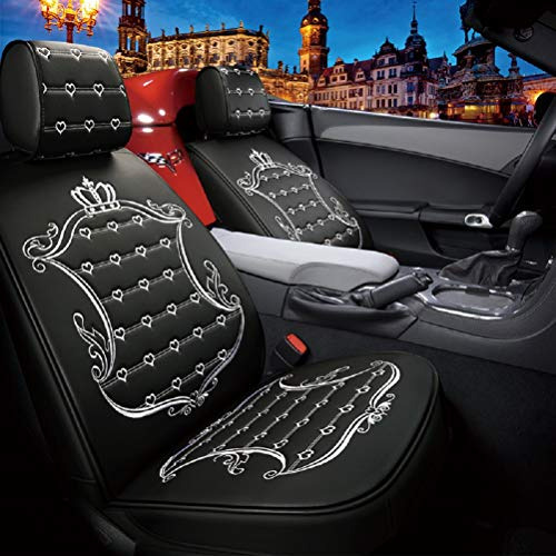 Lcv 5pcs Car Seat Covers Full Set With Waterproof Leather,ai