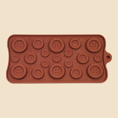 Molde De Silicona Chocolate Botones Bombones