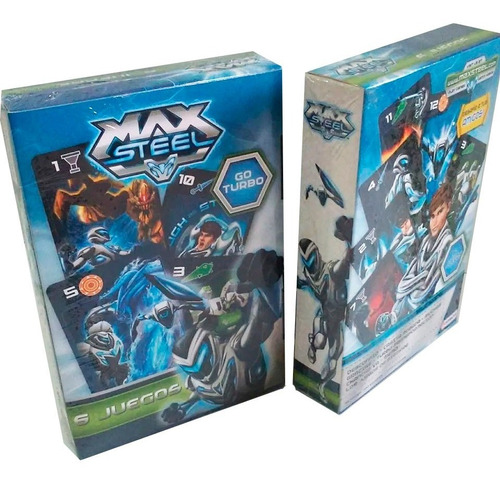 Max Steel Juego De Cartas  - 6 Juegos