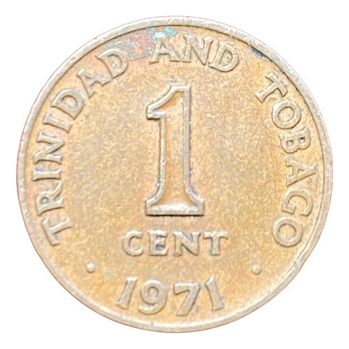 Moneda 1 Centavo Trinidad Y Tobago 1971 Km 1 (Usado)