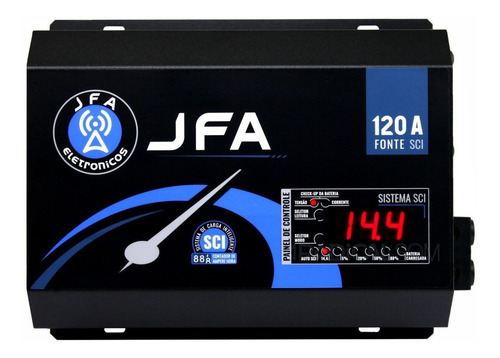 Imagem 1 de 5 de Fonte Carregador Jfa 120a Automotiva Pwm Sci Bivolt