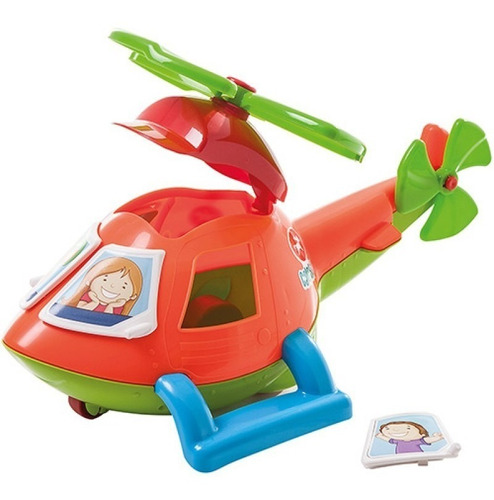 Helicoptero Didáctico - Niños Bebes Calesita
