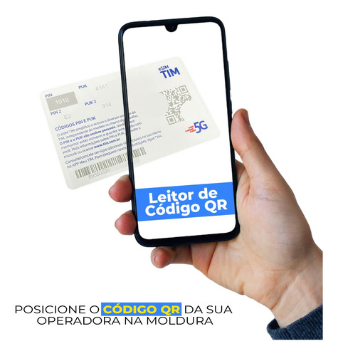 Esim Chip Virtual Tim 5g Ddd 11 Ao 19 Qr Code