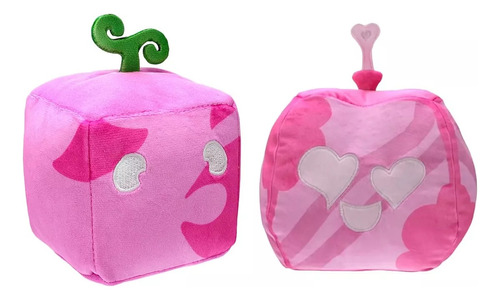 Paquete 2 Almohadas De Peluche Blox Fruits Regalo Navidad