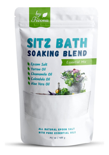 Tratamiento De Hemorroides Sitz Bath Salt Natural Soaking Bl
