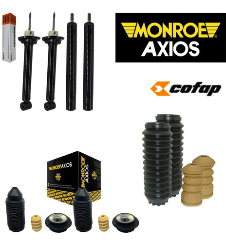 Kit Completo Amortecedor Gol G2 G3 G4 Cofap+ Coxim Axios