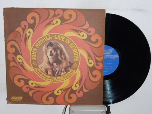 John Mayall Live In Europe Vinilo Americano Jcd055