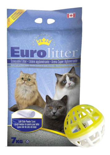 Arena Sanitaria Eurolitter 7 Kg + Regalo