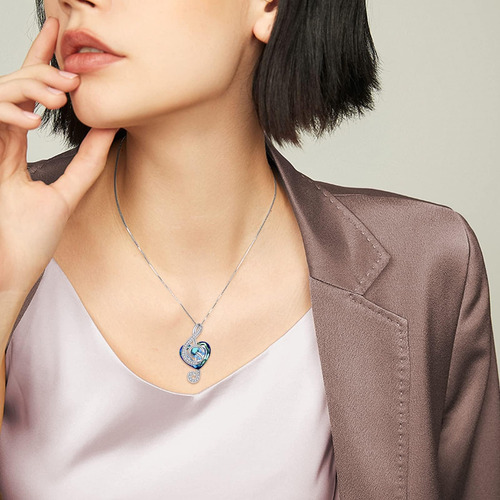 Popkimi Regalos Para Amantes De La Música Collar De Notas Mu