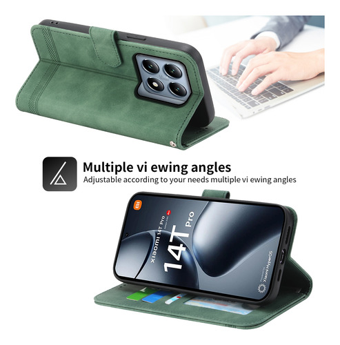 Funda Magnética Con Hebilla Magnética Con Logotipo De Línea Prensada En Caliente Para Huawei Honor Magic Series, Soporte Para Teléfono, Moderna, Carte