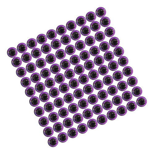 Biem 100 Ojos De Seguridad De Plástico, Juguete Con Púrpura