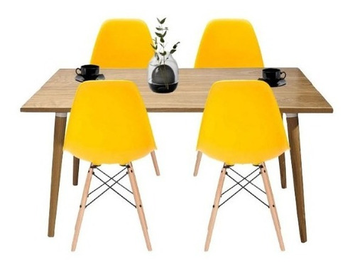 Comedor Madera Robledo+ Sila Eames 