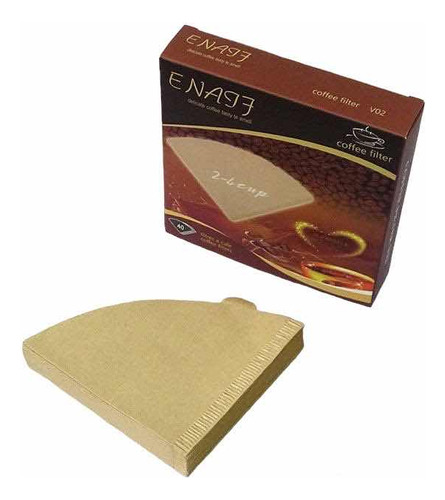 Filtro Papel V60 #2 Café Dripper Biodegradable 40 Unidades