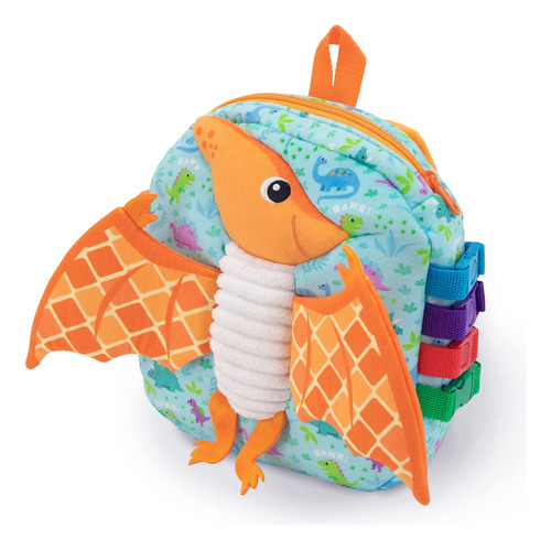 Buckle Toys - Mochila De Dinosaurio Pterodáctilo Breezy - .