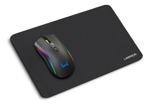 Kit Mouse E Mousepad Gamer Multi Warrior Armory - Mo396 Cor Preto