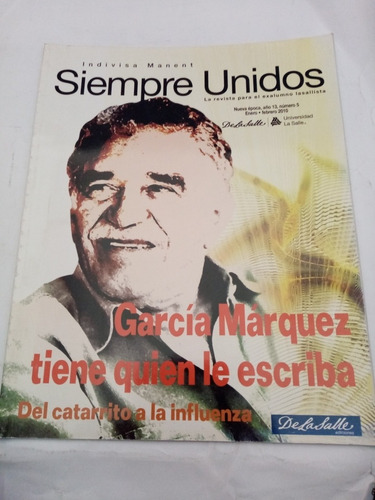 Revista Siempre Unidos García Márquez Tiene Quien Le Escriba