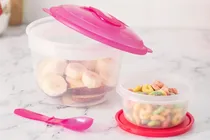 Comprar Recipientes Herméticos Fucsia C\u002F Tapa Refrigerante Set X2 Pc
