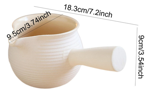 Tetera De Cerámica Con Infusor De Té Con Mango A