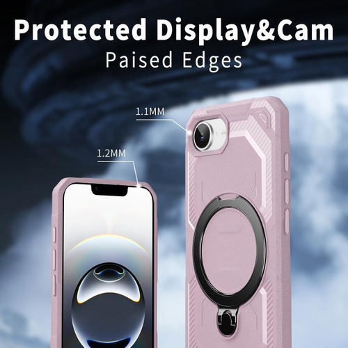 Capa Resistente Ao Desgaste Com Suporte Para iPhone 16e