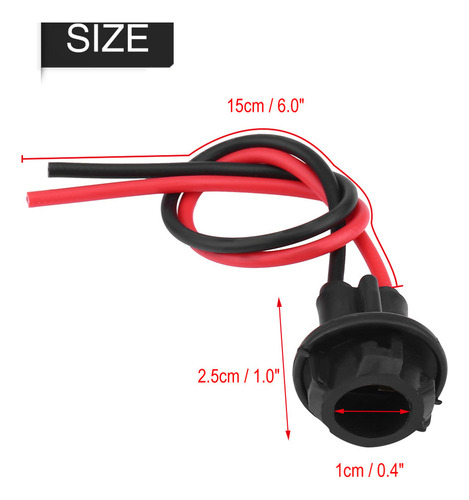 Conector De Extensión Led Para Lámpara De Coche, Enchufe T10