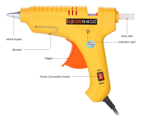 Máquina De Fusión En Caliente Diy Glue Power Glue Hot Gt-10