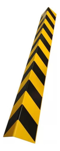 Esquinero Cebrado Negro Y Amarillo Para Señalización 90x5 Centimetros Fabricado En Pvc Protección De Columnas Y Esquinas Ideal Para Estacionamientos Garaje Escaleras Disminuye Golpes Y Ralladuras