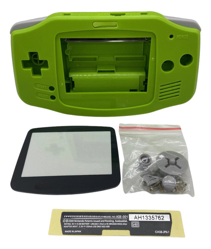 Carcasa Para Gameboy Advance - Varios Colores Verde