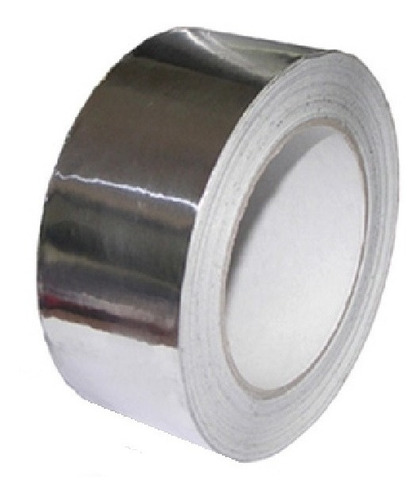 Cinta De Aluminio Autoadhesiva Rollos De 50mm X 45 Mts 