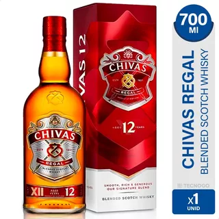 Whisky Chivas Regal 12 Años Blended - 01mercado
