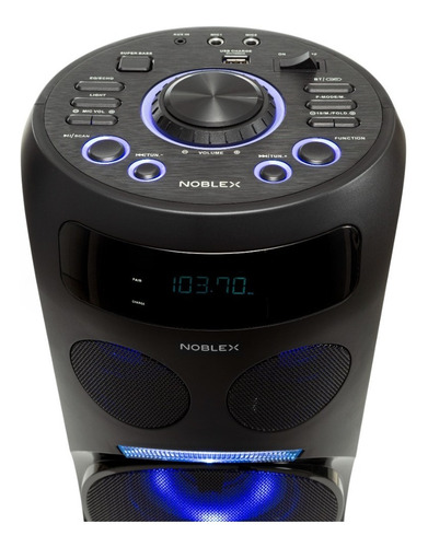 Imagen 5 de 6 de Parlante Torre Noblex Mnt290p Tower System 30w Bluetooth