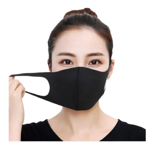 3 Mascara Helanca Rosto Dupla Proteção Lavável