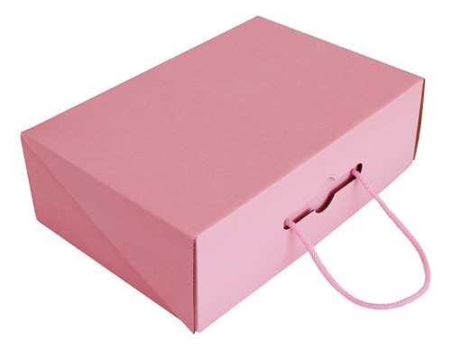 12 Mailbox Con Agujeta 30x20x9.5 Cm Caja De Envíos Rosa