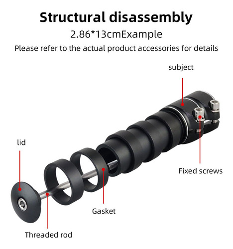 Extensor De Vástago De La Horquilla De Bicicleta 13 Cm