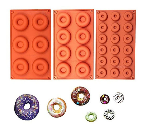 Baker Depot Silicone Donut Mold Postre Cake Chocolate Molde