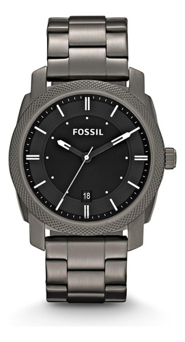 Reloj Fossil Fs4774 Fossil Fs4774 Máquina Fósil Para Hom Color de la correa Gris Color del bisel Gris Color del fondo Negro