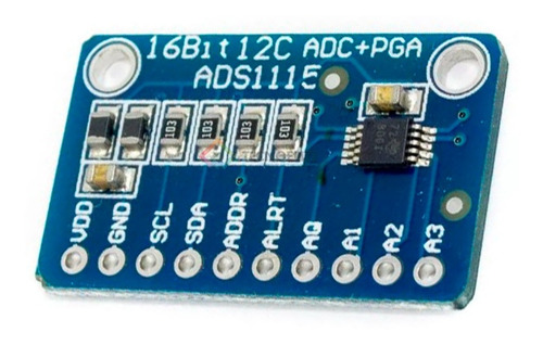 Conversor Analogico A Digital Adc Ads1115 16bit I2c Arduino