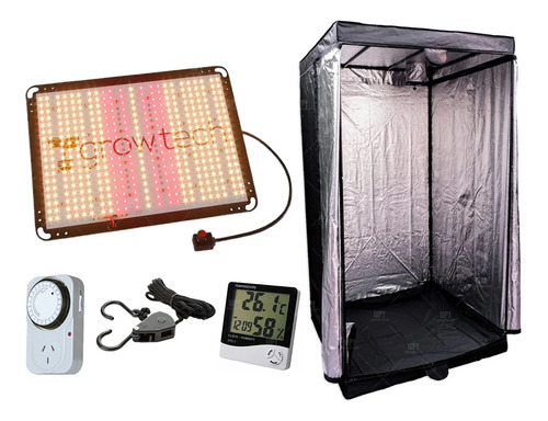 Kit Indoor Carpa 80 Led Growtech Quantum 150watts Accesorios