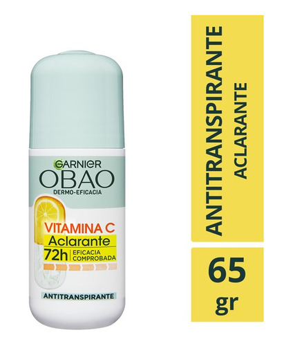 Garnier antitranspirante aclarante obao dermoeficacia vitamina c roll 65g
