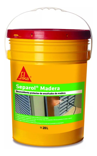 Sika Separol Madera Desmoldante Encofrados De Madera 20lts